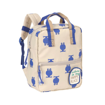 Lässig Kindergartenrucksack Square - Happy Trails, Frosch