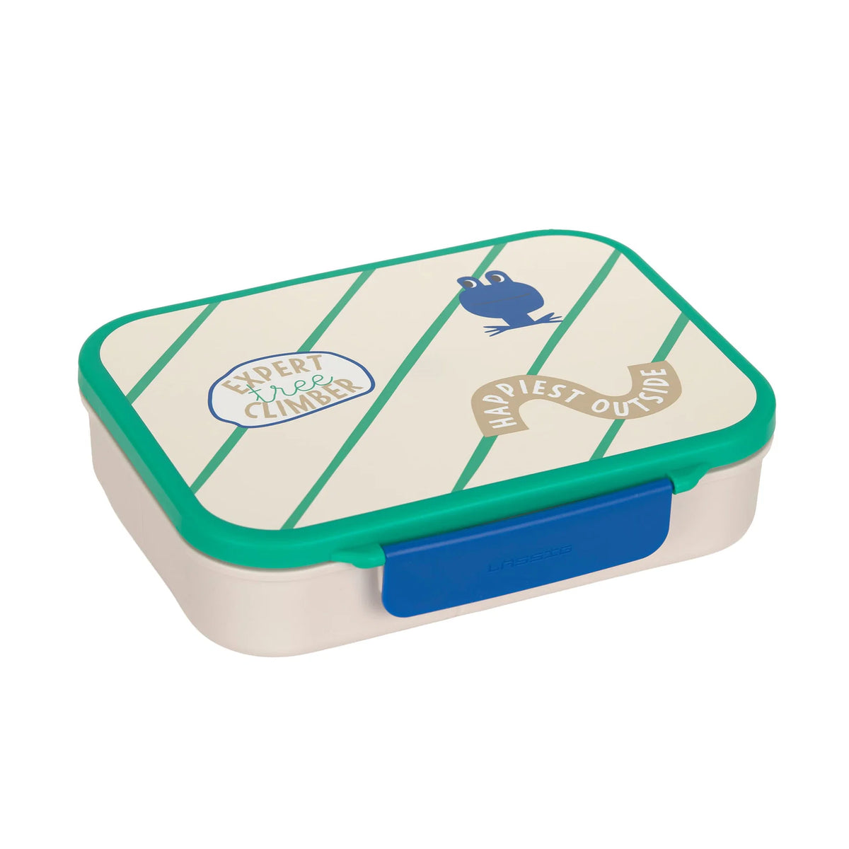 Lässig Brotdose Kinder - Bento Lunchbox, Happy Trails, Frosch