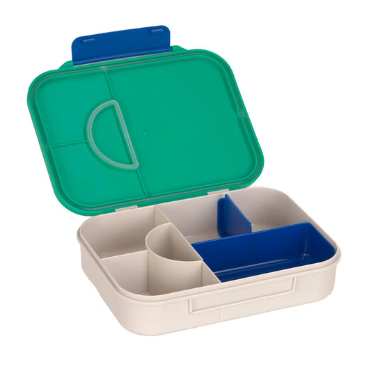 Lässig Brotdose Kinder - Bento Lunchbox, Happy Trails, Frosch