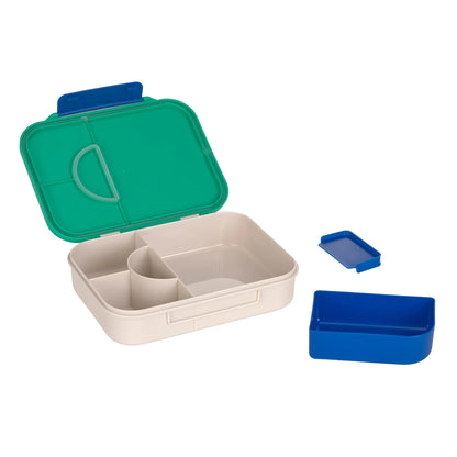 Lässig Brotdose Kinder - Bento Lunchbox, Happy Trails, Frosch
