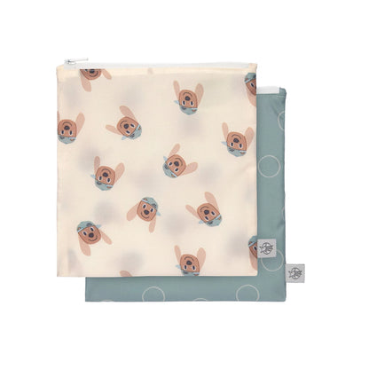 Lässig Frühstücksbeutel (2 Stk) - Snack Bag, Tiny Team, Hund