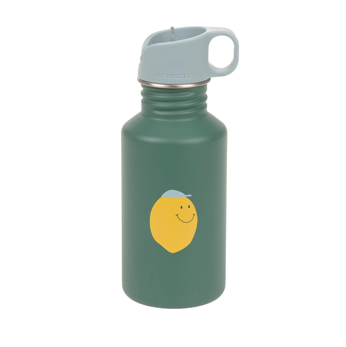 Lässig Edelstahl Kinder Trinkflasche 500 ml - Happy Fruits, Zitrone