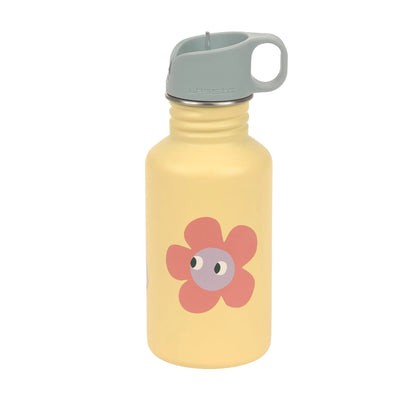 Lässig Edelstahl Kinder Trinkflasche 500 ml - Happy Trails, Blume