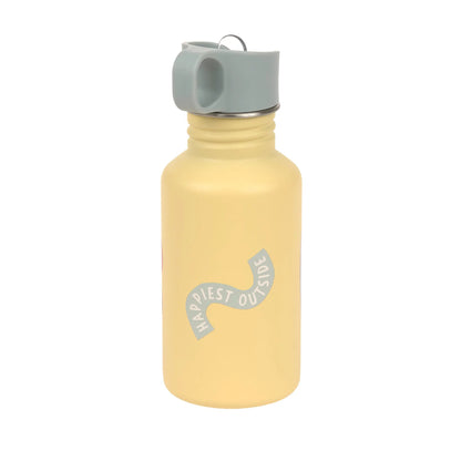 Lässig Edelstahl Kinder Trinkflasche 500 ml - Happy Trails, Blume
