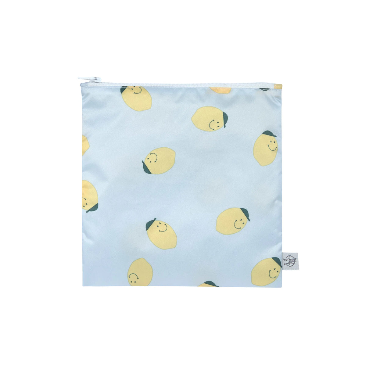 Lässig Frühstücksbeutel (2 Stk) - Snack Bag, Happy Fruits, Zitrone
