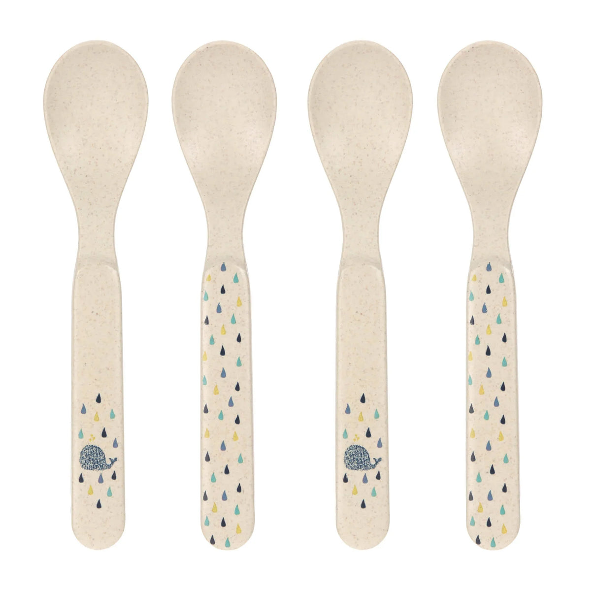 Löffel - Spoon Set PP Cellulose, Little Water Whale von Lässig