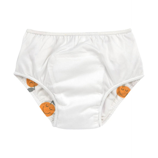 Lässig Schwimmwindel Baby - Orange, Weiß