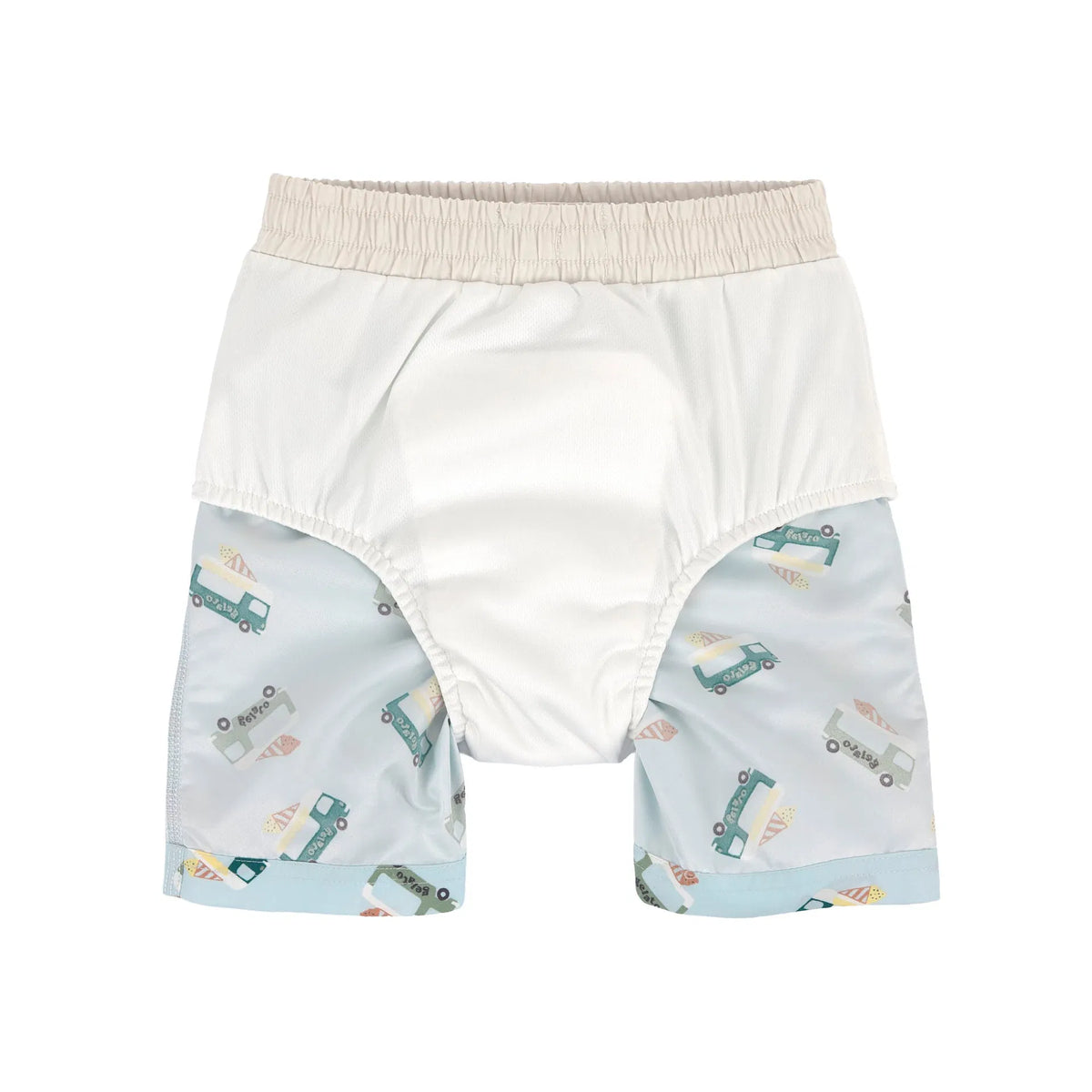 Lässig UV Badehose Kinder (mit Windel) - Eis, Blau