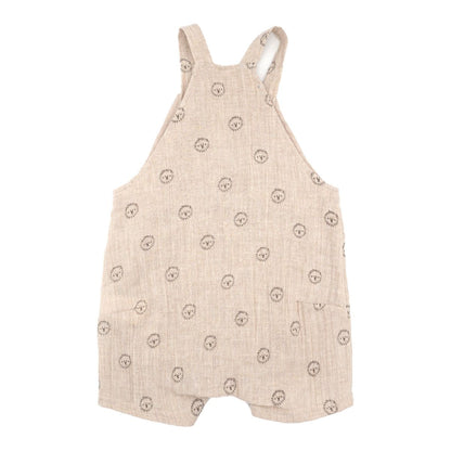 maximo GOTS BABY-Latzshorts, Taschen Musselinstoff, Futter, Windelöffnung