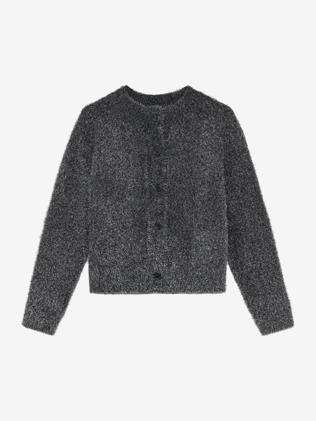 Minymo Strickjacke mit Glitzerfäden