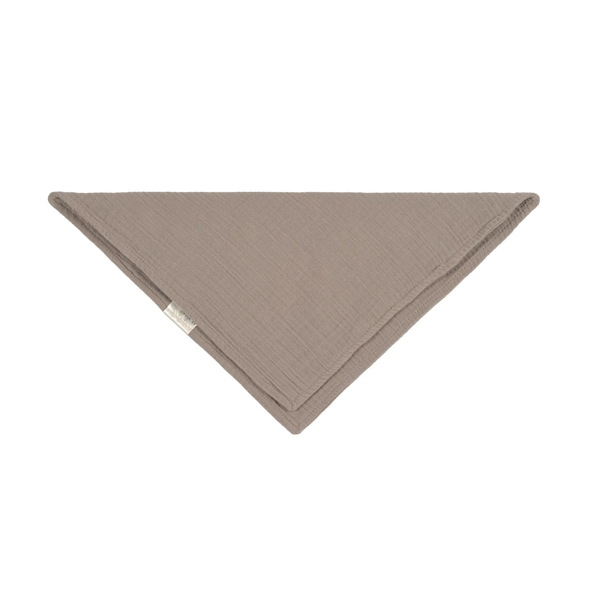 Lässig Dreieckstuch aus Musselin Taupe