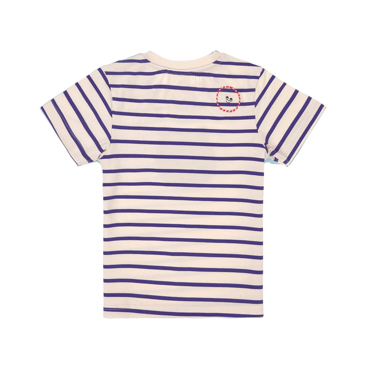 Lässig Kinder T-Shirt - Bio Baumwolle, Katze Gestreift GOTS