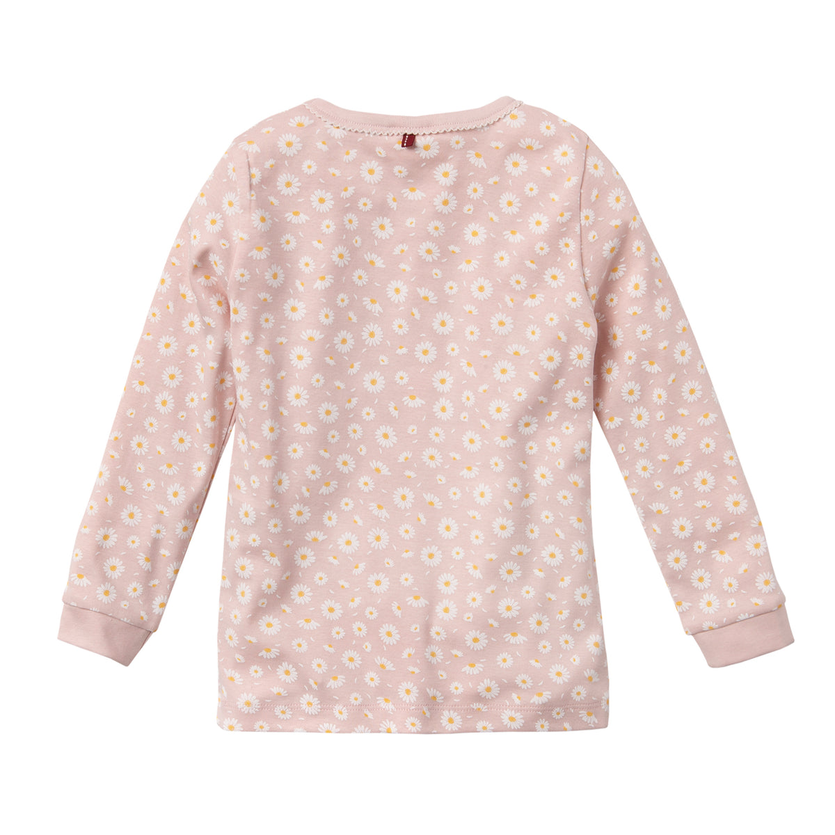 People Wear Organic Pyjama in rosa mit Motiv "Gänseblümchen" GOTS