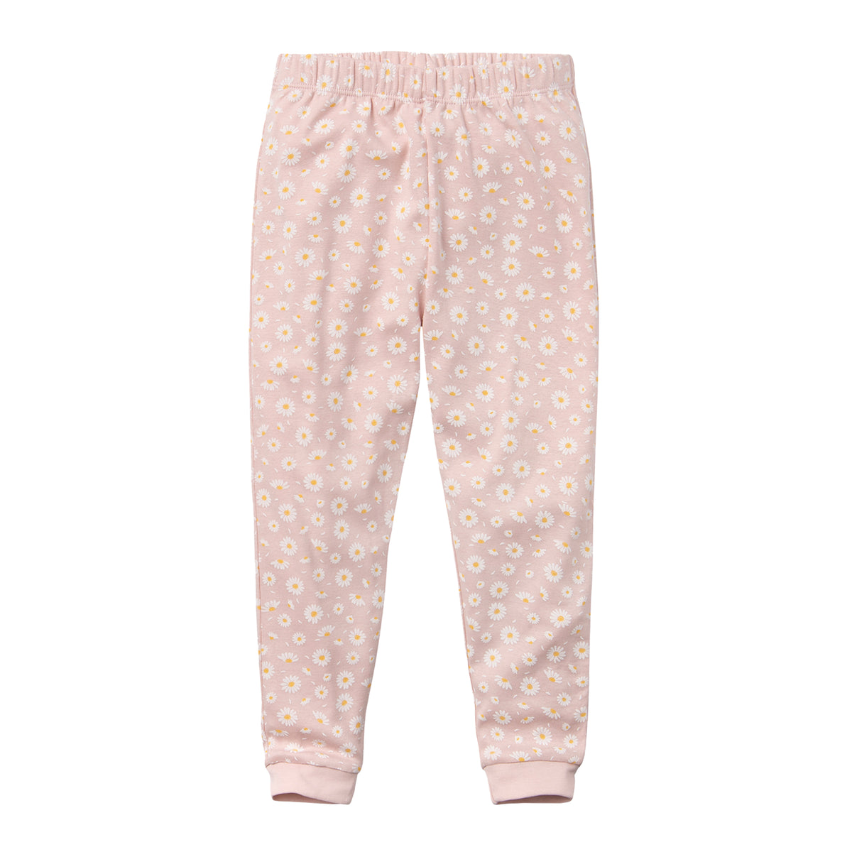 People Wear Organic Pyjama in rosa mit Motiv "Gänseblümchen" GOTS
