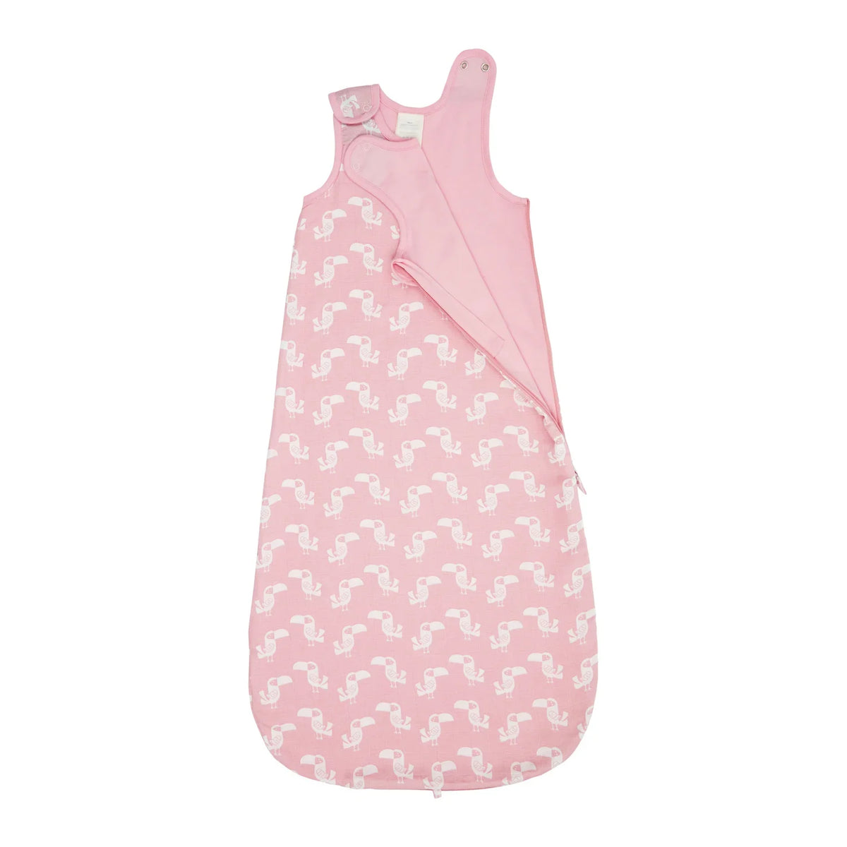 Sense Organics Schlafsack Ymer aus Musselin in rosa