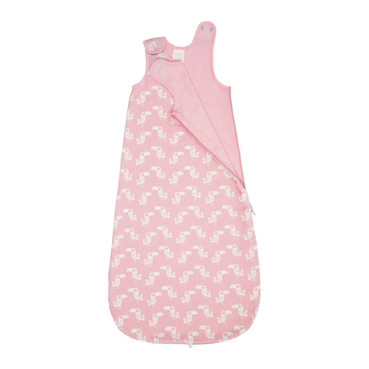 Sense Organics Schlafsack Ymer aus Musselin in rosa
