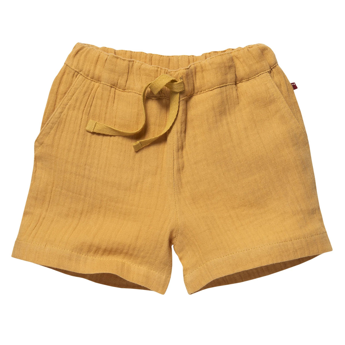 People Wear Organic Musselin-Shorts Gelb GOTS