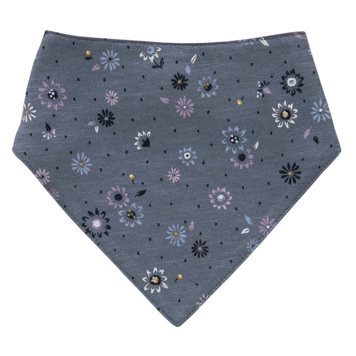 People Wear Organic Dreieckstuch zum Wenden "Frühlingsblumen" GOTS