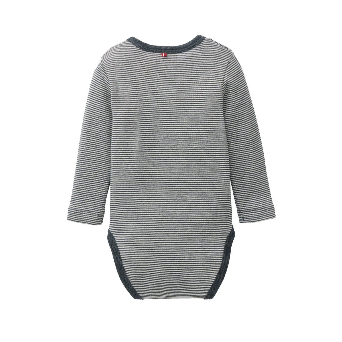 People Wear Organic Wolle-Seide Body anthrazit GOTS