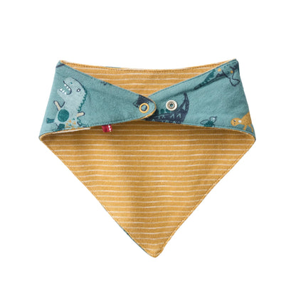 Wendbares Dreieckstuch mit Dinosaurier von People Wear Organic GOTS