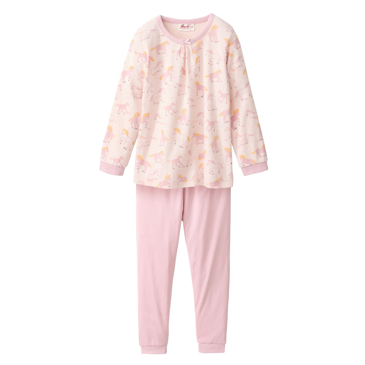 People Wear Organic Schlafanzug mit Pferdeprint GOTS