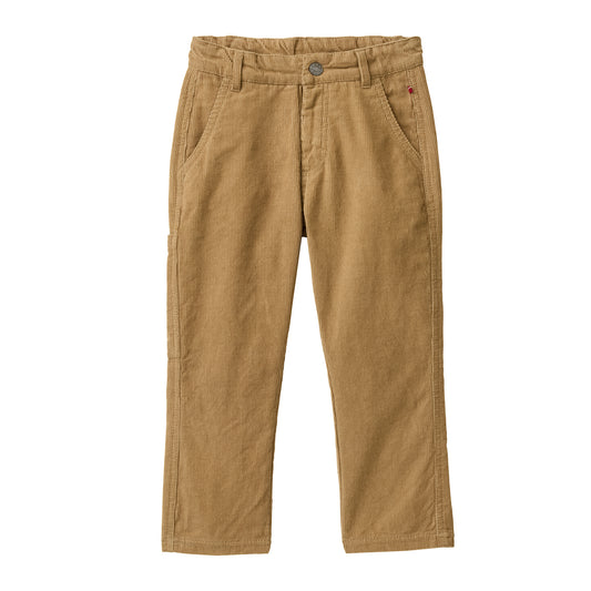 People Wear Organic Kord Hose, braun uni, Bio-Baumwolle