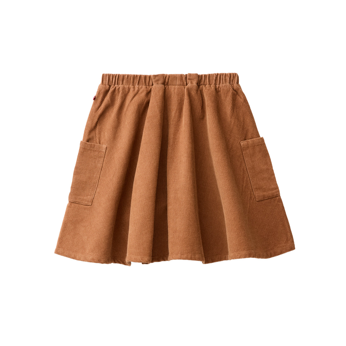 People Wear Organic Kord Rock, braun uni, Bio-Baumwolle GOTS
