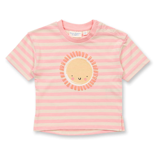 Sense Organics T-Shirt mit Sonnenmotiv für Babys, Modell SOPHIE, GOTS