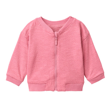 People Wear Organic Wendbare Jacke in himbeerrot GOTS