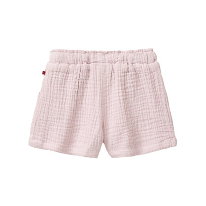 People Wear Organic Musselin-Shorts in blass violett GOTS