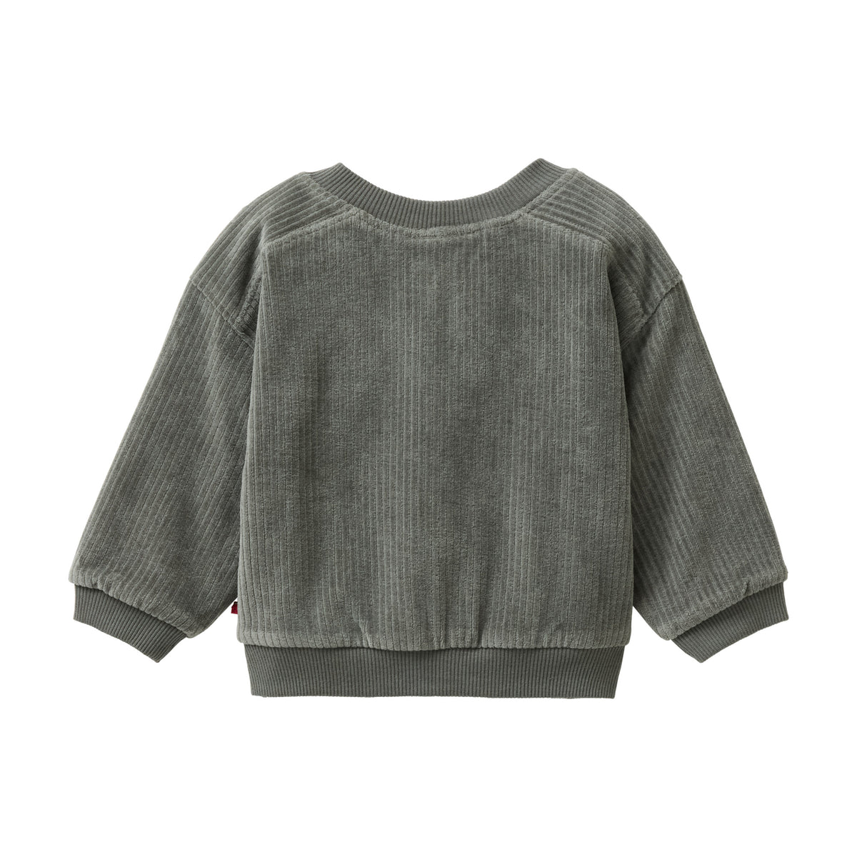 People Wear Organic Nicki-Sweatjacke zum Wenden Eukalyptus GOTS