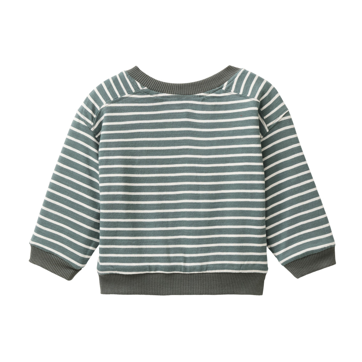 People Wear Organic Nicki-Sweatjacke zum Wenden Eukalyptus GOTS