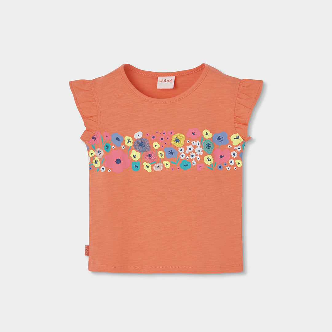 Boboli T-Shirt mit Blumenprint