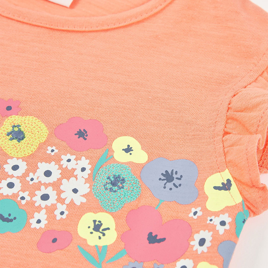 Boboli T-Shirt mit Blumenprint