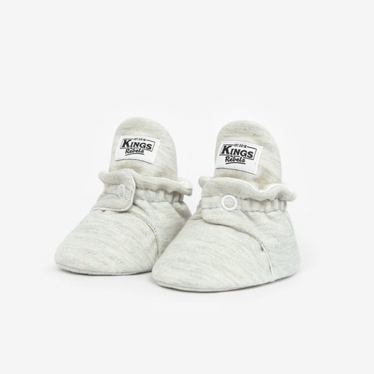 Kings & Rebels Booties Cotton Classic Light Grey