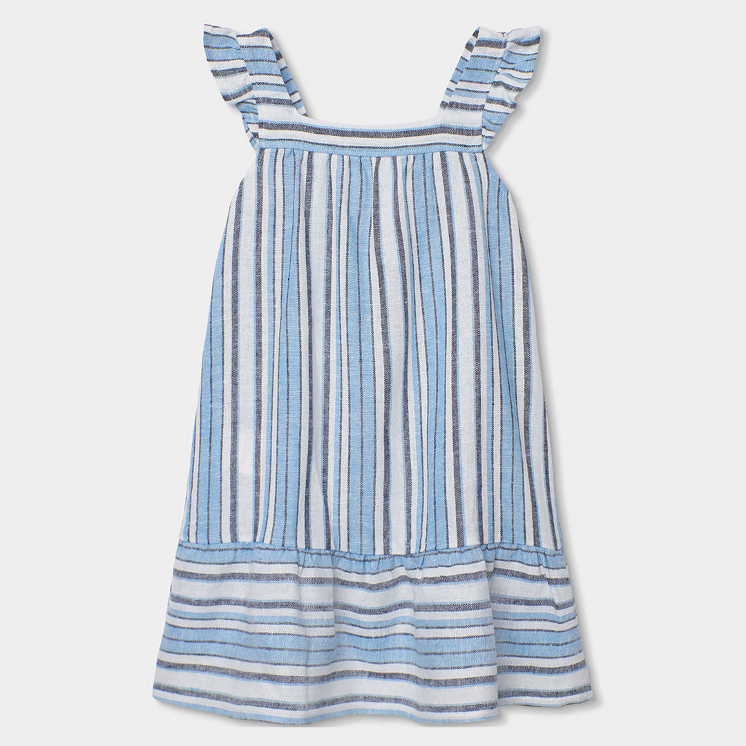 Boboli Gestreiftes Sommerkleid aus Leinen