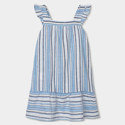 Boboli Gestreiftes Sommerkleid aus Leinen