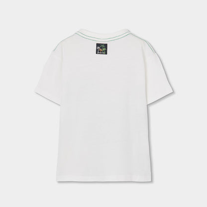 Boboli T-Shirt mit Palmenprint