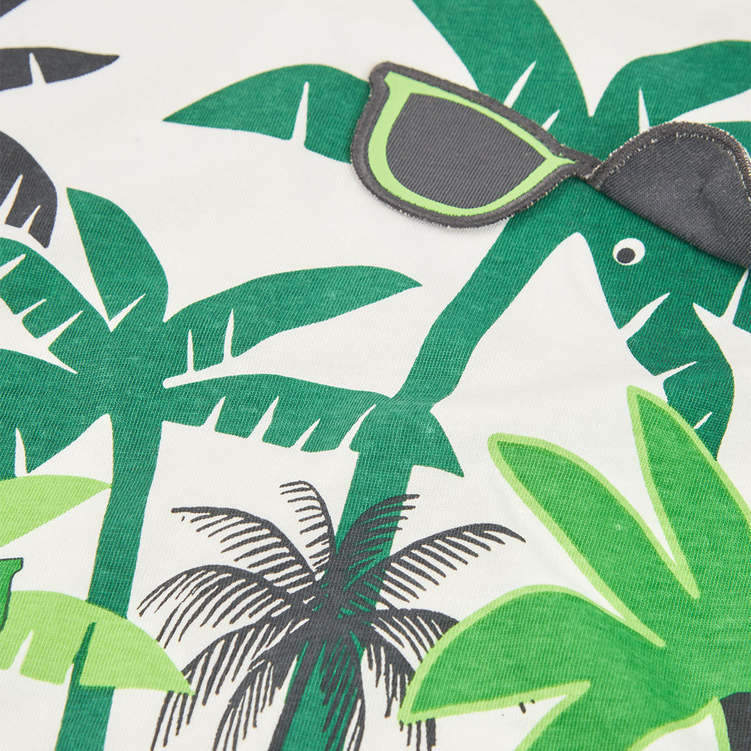Boboli T-Shirt mit Palmenprint