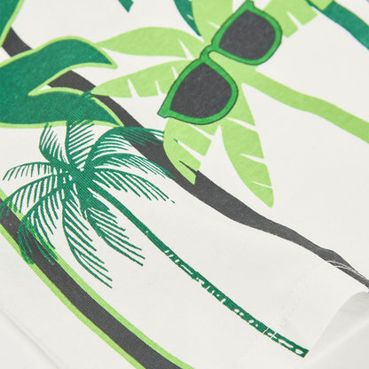 Boboli T-Shirt mit Palmenprint
