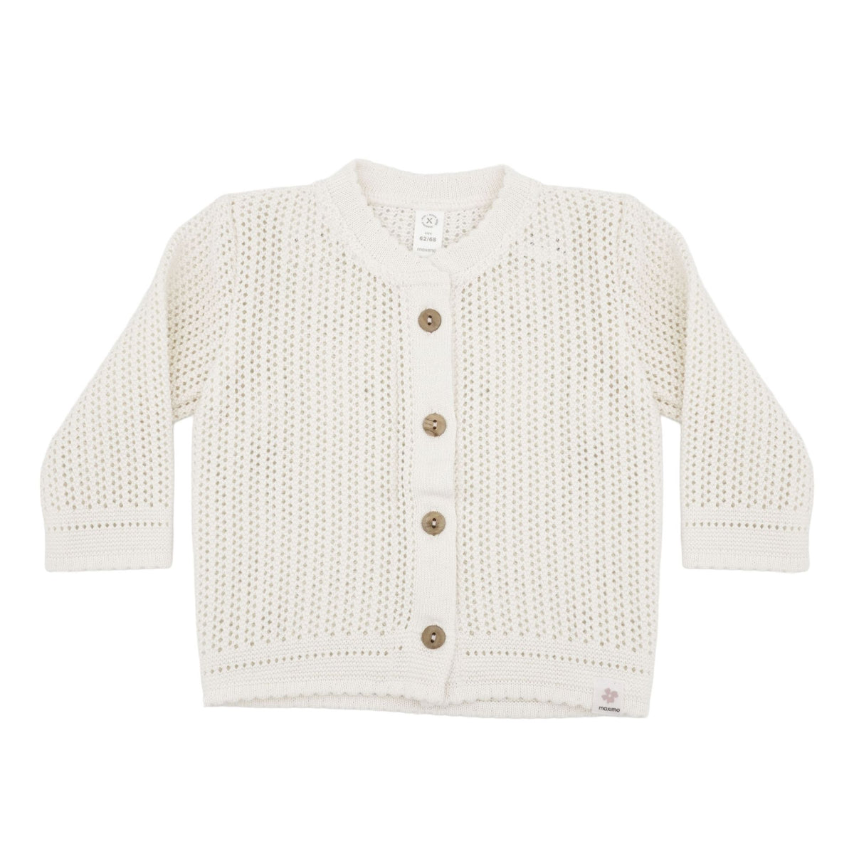 maximo GOTS BABY-Strickjacke,Struktur Knöpfe