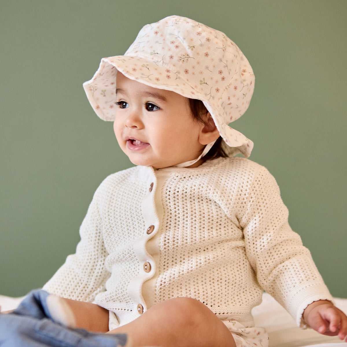 maximo GOTS BABY-Strickjacke,Struktur Knöpfe