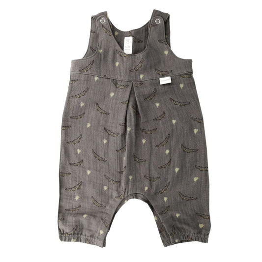 maximo GOTS BABY-Overall, Musselinstoff, Windelöffnung mit kleinen Krokodilen