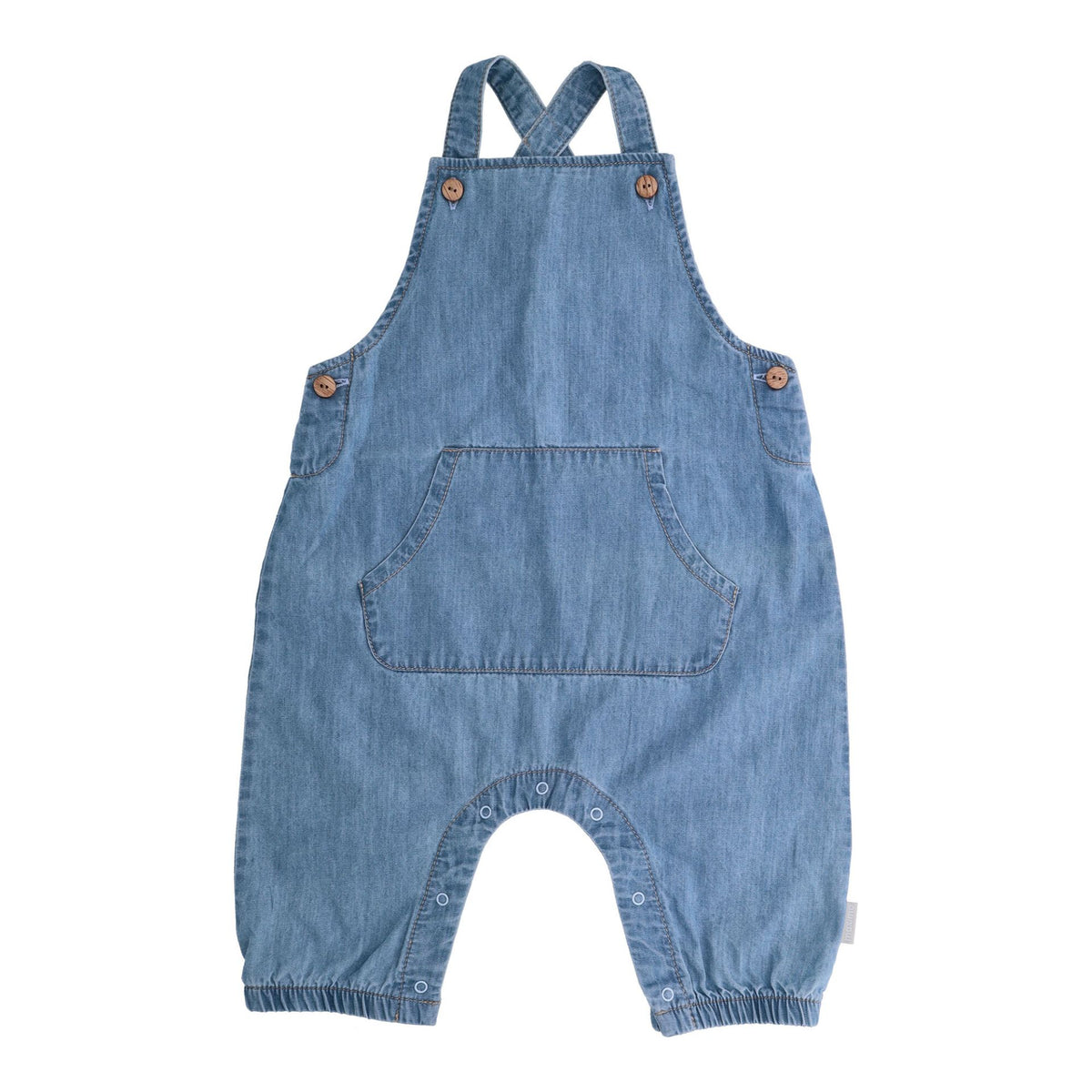 maximo BABY-Latzhose, Denim-Optik Öffnung Windelwechsel