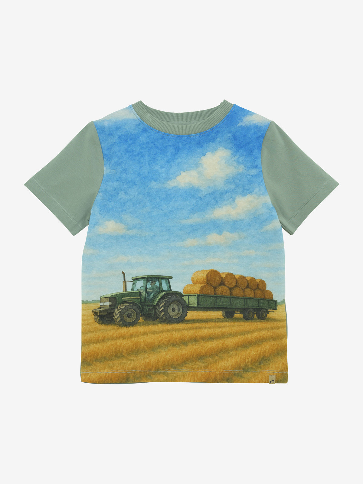 Minymo T-Shirt mit Traktorprint