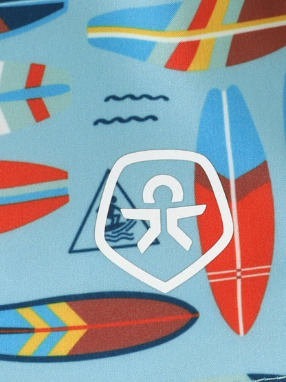 Color Kids Badeshorts mit Surfprint