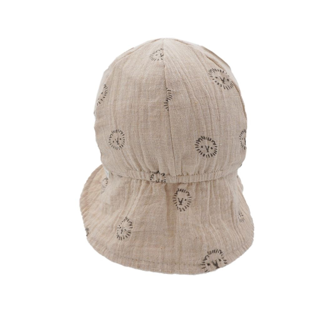 maximo BABY-Schildmütze, Band Musselinstoff, Nackenschutz, Futter, UV, GOTS