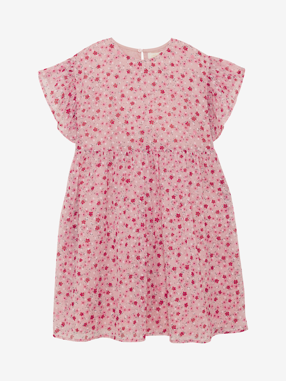 Creamie Leichtes Kurzarmkleid