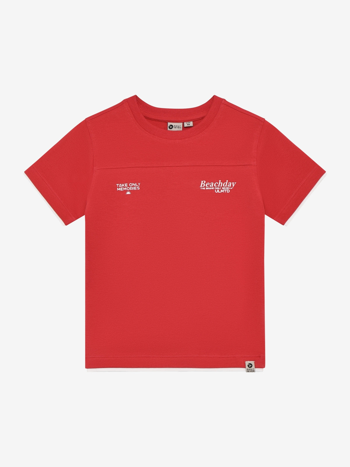 Daily7Kids Rotes T-Shirt GOTS