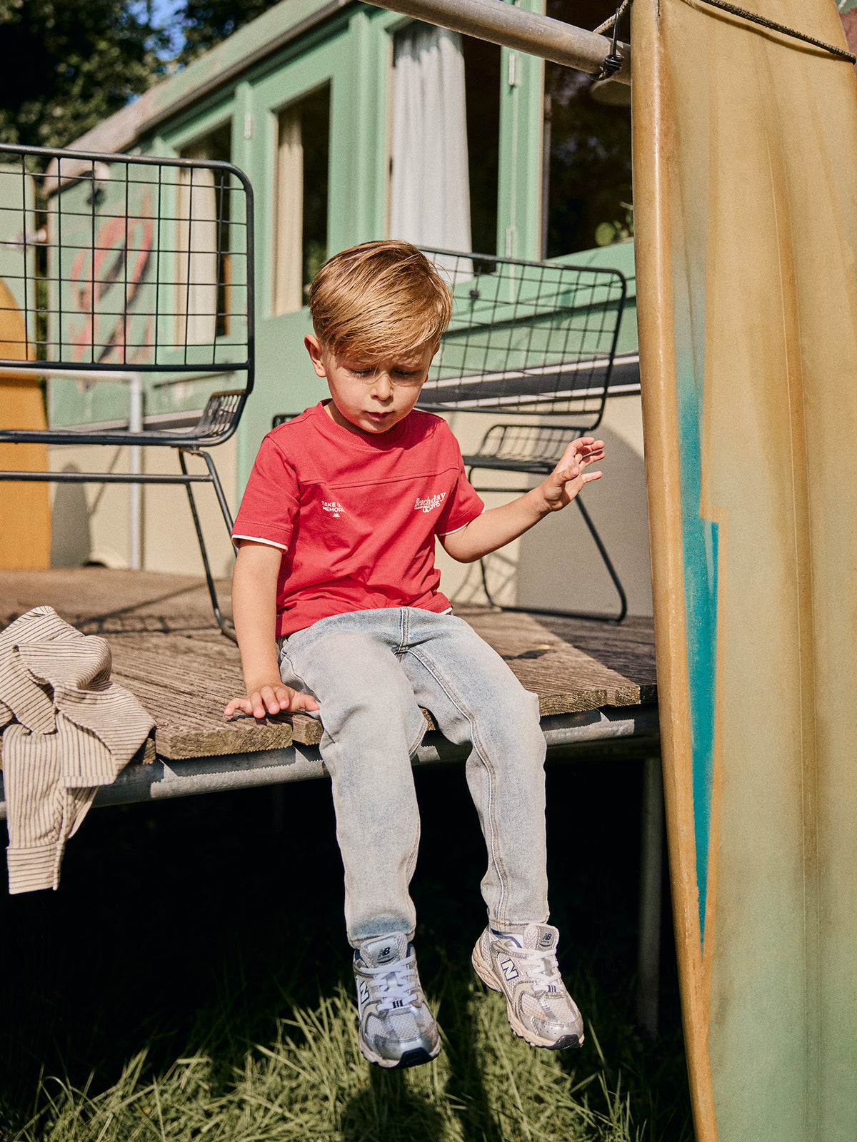 Daily7Kids Rotes T-Shirt GOTS